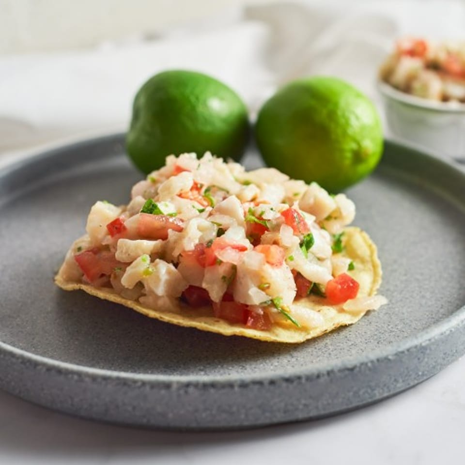 Fresh and Flavorful Ceviche Tostada Delights