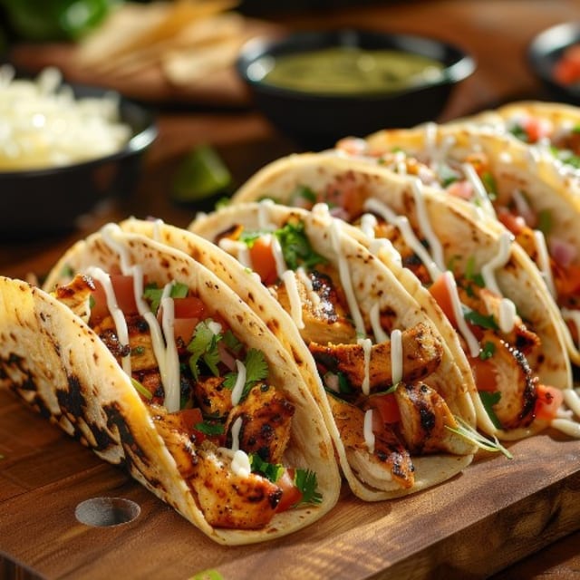 Pollo (Chicken) Taco.