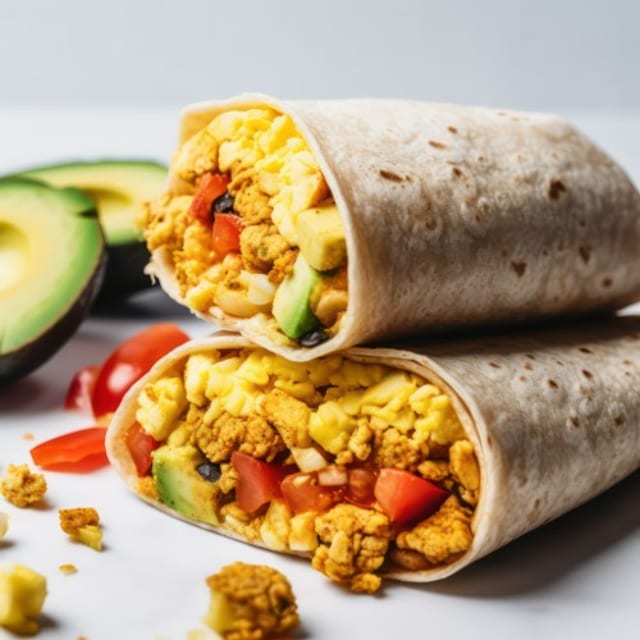 Pollo (Chicken) Burrito.